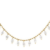 18K Yellow Gold 4.00ctw Diamond Charm Necklace
