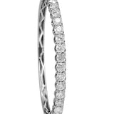 18K White Gold 6.65ctw Diamond Bangle