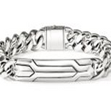 Sterling Silver Icon 50  Bracelet