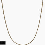 14K White Gold Icon  Chain Necklace