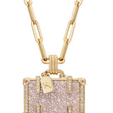 14K Yellow Gold 0.80ctw Diamond Pendant Necklace