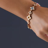 18K Rose Gold 6.75ctw Diamond Bracelet