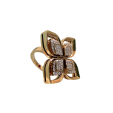 18K Yellow Gold 0.78ctw Diamond Right Hand Ring