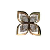 18K Yellow Gold 0.78ctw Diamond Right Hand Ring