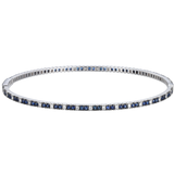 18K White Gold 0.54ctw Diamond Bangle