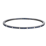 18K White Gold 0.49ctw Diamond Bangle