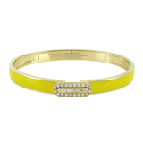 18K Yellow Gold 0.70ctw Diamond Bangle