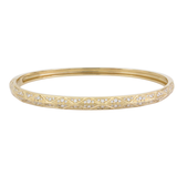 18K Yellow Gold 0.58ctw Diamond Bangle Bracelet