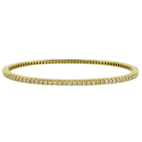18K Yellow Gold 2.30ctw Diamond Bangle