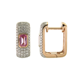 18K Rose Gold 0.98ctw Jacket Earrings
