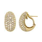 18K Yellow Gold 4.25ctw Jacket Earrings