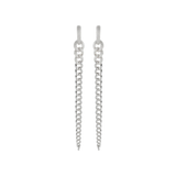 18K White Gold 1.90ctw Jacket Earrings