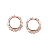 18K Rose Gold 2.65ctw Hoops Earrings