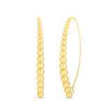 18K Yellow Gold ctw Diamond Hoops Earrings