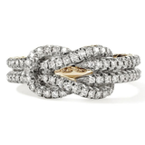 14K Yellow Gold  0.48ctw Diamond Right Hand Ring