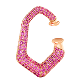 18K Rose Gold 2.00ctw Hoops Earrings