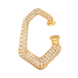 18K Yellow Gold 1.60ctw Hoops Earrings