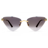 Cartier  CT0399S 001 62 - Gold Panthère De Cartier,  Gold Rimless frame