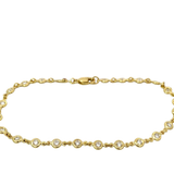 18K Yellow Gold Necklace  2.62ctw Diamond