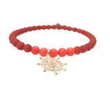 14K Yellow Gold  Amethyst Flex Gemstone Bracelet