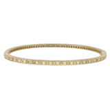 18K Yellow Gold 1.68ctw Sapphire Bangle Gemstone Bracelet
