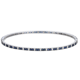 18K White Gold 0.80ctw Diamond Bangle Ring