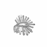 18K White Gold 12.47ctw Diamond Right Hand Ring