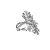 18K White Gold 12.47ctw Diamond Right Hand Ring