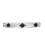 18K White Gold 2.50ctw Bangle