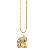 14K Yellow Gold 0.06ctw Diamond Pendant Necklace