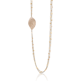 18K Rose Gold 2.54ctw Diamond Chain Necklace