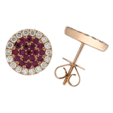 18K Rose Gold 0.80ctw Studs