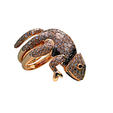 18K Rose Gold 1.00ctw Diamond Right Hand Ring