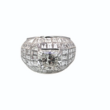 Platinum 15.75ctw Diamond Solitaire Ring