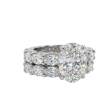 18K White Gold 8.73ctw Diamond Solitaire Ring