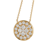 18K Yellow Gold 3.10ctw Diamond Pendant