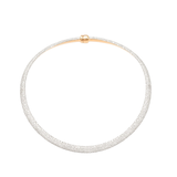 18K Rose Gold 0.80ctw Diamond Choker Necklace