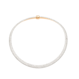 18K Rose Gold 0.80ctw Diamond Choker Necklace