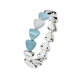 18K White Gold 0.60ctw Diamond Bangle