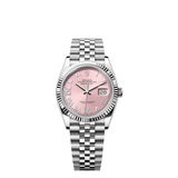 Rolex 126234 Oyster, 36 mm, Oystersteel and white gold