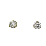 18K Yellow Gold 1.02ctw Diamond Martini / 3-Prong Setting Studs
