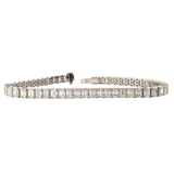 Platinum 11.96ctw Diamond Tennis Bracelet