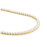 18K Yellow Gold 4.49ctw Diamond Tennis Bracelet