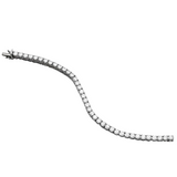 18K White Gold 4.00ctw Diamond Tennis Bracelet