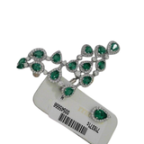18K White Gold 2.44ctw Diamond Martini / 3-Prong Setting Studs