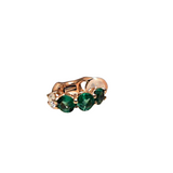 18K Rose Gold 0.18ctw Hoops Earrings