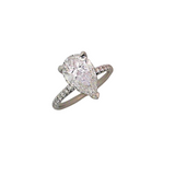 18K White Gold 0.44ctw Diamond Solitaire Ring