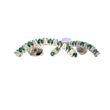 18K White Gold 0.57ctw Hoops Earrings