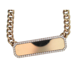 18K Rose Gold 0.70ctw Diamond Chain Necklace