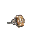 18K White Gold 1.08ctw Diamond Solitaire Ring